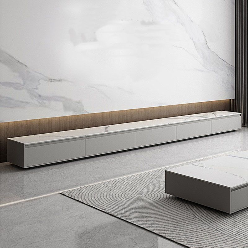 Stone Top Media Stand with Drawers Modern TV Media Console for Home Clearhalo 'furn' 'furn_tv_stands_entertainment_centers' 'Furniture' 'Living Room Furniture' 'TV Stands & Entertainment Centers' 'TV Stands & Media Storage Furniture' 'tv_stands_entertainment_centers' 1200x1200_275d8cde-706a-4f8c-82b0-a58b58bab9be