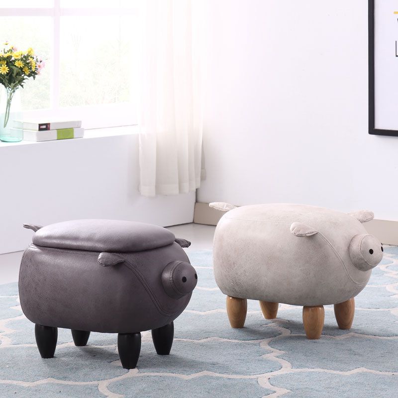 Modern Standard Pig Water Resistant Standard for Living Room Clearhalo 'furn' 'furn_ottomans_poufs' 'Furniture' 'Living Room Furniture' 'Ottomans & Poufs' 'ottomans_poufs' 1200x1200_275dab5b-d459-4dee-bc9e-5c26ecf8d209