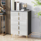 Stone Glam Storage Chest Bedroom White Chest with Metal Legs Clearhalo 'Bedroom Furniture' 'Dressers & Chests' 'dressers_chests' 'furn' 'furn_dressers_chests' 'Furniture' 1200x1200_275e27b6-5cf1-4f2e-b186-e3aa0988fa31