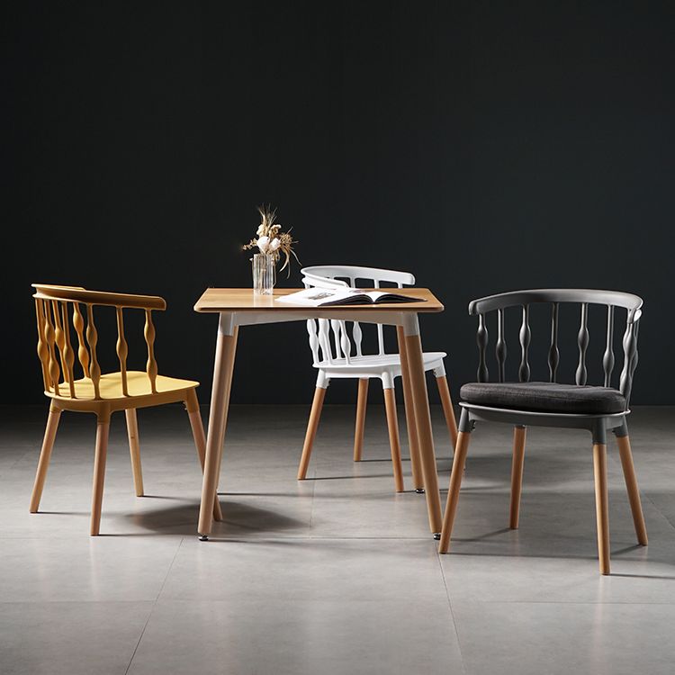 Contemporary Style Dining Wooden Chair Kitchen Wingback Side Arm Chair Clearhalo ' kitchen&dining_furn' 'Dining Chairs' 'Dining Tables & Seating' 'dining_chair' 'furn' 'furn_dining_chair' 'Furniture' 'furniture_dining_chair' 'Kitchen & Dining Furniture' 'kitchen' 1200x1200_275ec5a2-493c-4833-b291-3d29ef8614f9