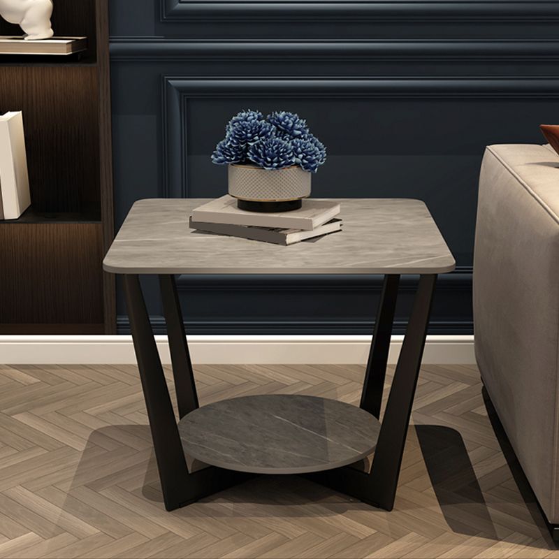 19,6 "tavolo da parte superiore in ardeggio quadrata moderna alta