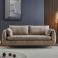 Faux Leather Square Arm Loveseat Sewn Pillow Back Sofa with Storage Clearhalo 'furn' 'furn_sofas' 'Furniture' 'furniture_sofas' 'Living Room Furniture' 'Sofa' 'sofas' 1200x1200_27626e9f-d482-4eb9-81db-922a20519778