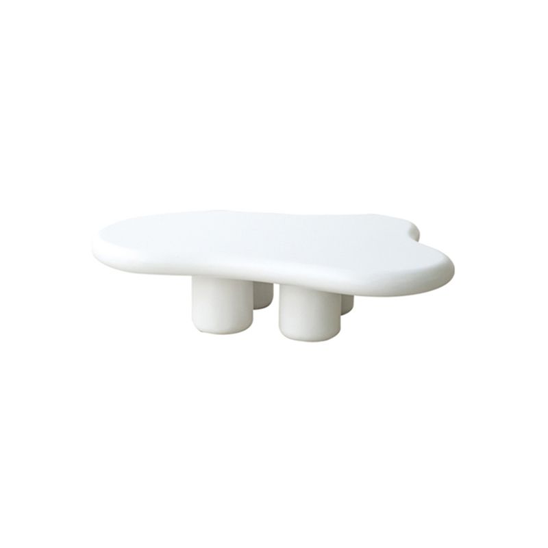 Couchtisch aus Massivholz mit 4 Beinen, moderner, minimalistischer Couchtisch