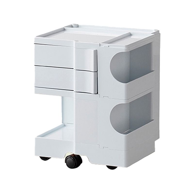 Nightstand Contemporary Night Table with Drawers and Shelves Clearhalo 'Bedroom Furniture' 'furn' 'furn_night_stand' 'Furniture' 'night_stand' 'Nightstands' 1200x1200_2768df71-fbbe-4963-a5a4-d18be982af86