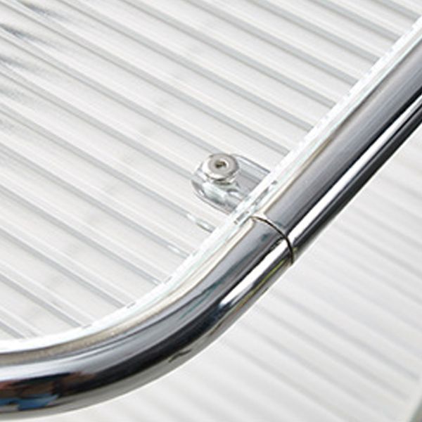 23.62" Tall Contemporary Style Side End Table Abstract Sofa Side Accent Table