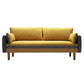 Contemporain 29.9 "H Coton Blend Square ARM SOFA pour l'appartement