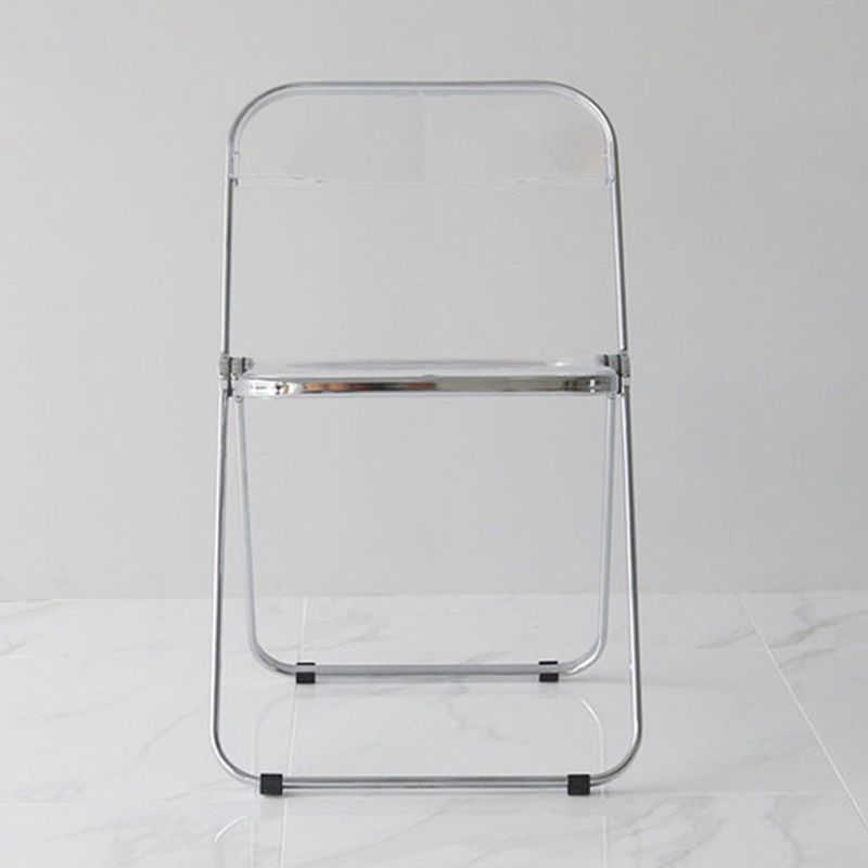 Industrial Style Plastic Dining Armless Chair Open Back Folding Side Chairs Clearhalo ' kitchen&dining_furn' 'Dining Chairs' 'Dining Tables & Seating' 'dining_chair' 'furn' 'furn_dining_chair' 'Furniture' 'furniture_dining_chair' 'Kitchen & Dining Furniture' 'kitchen' 1200x1200_276ae6fe-7cb4-4d41-aa6e-538f841e849b