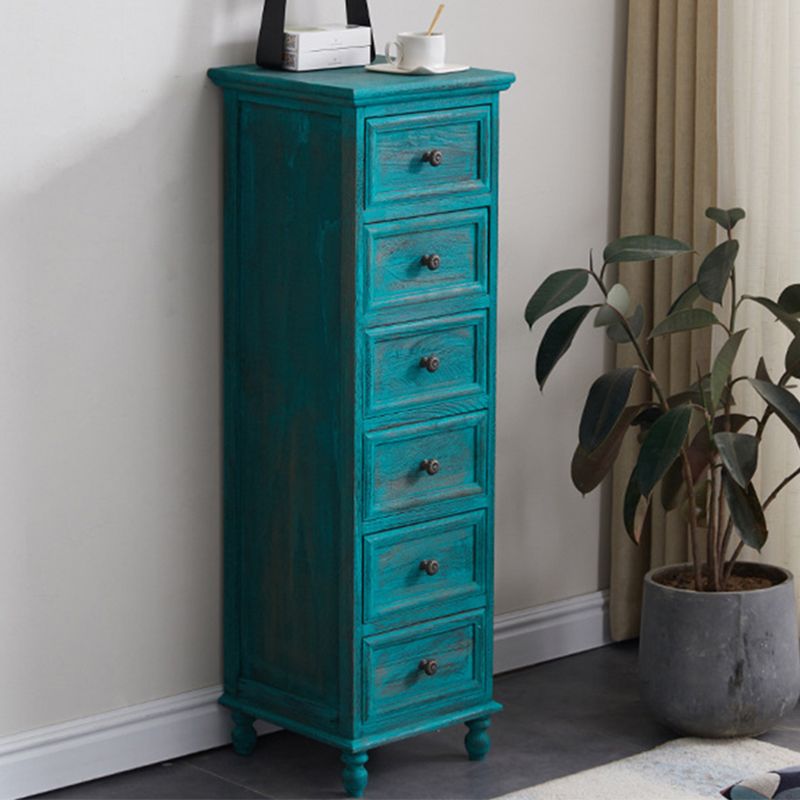 Solid Wood Accent Chest with Drawers 13.77" Wide Chest with Bun Feet Clearhalo 'Cabinets & Chests' 'cabinets_chests' 'furn' 'furn_cabinets_chests' 'Furniture' 'Living Room Furniture' 1200x1200_276bfe07-0942-46ad-a45c-bb846af87413