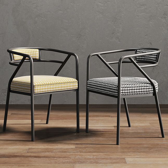 Low Back Office Chair with Fixed Arms Metal Base Modern Conference Chair Clearhalo 'furn' 'furn_office_chair' 'Furniture' 'Office Chairs' 'Office Furniture' 'office_chair' 1200x1200_276d45f8-d4d3-4b85-bf48-9941aaa6b34b