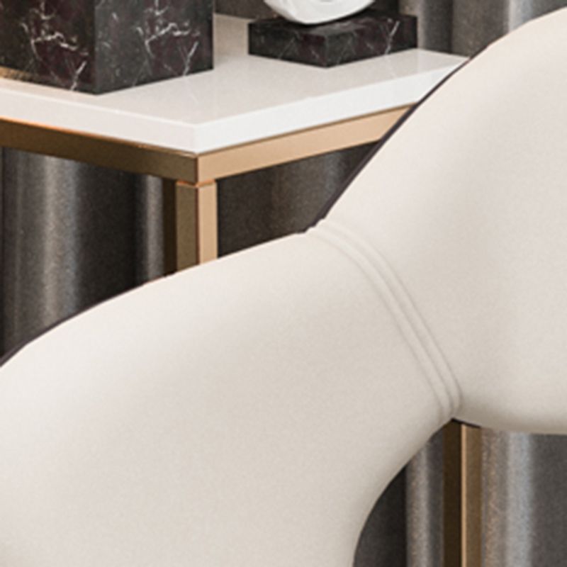 Sedia da pranzo in stile industriale sedia da pranzo senza braccio con gambe di metallo per cucina