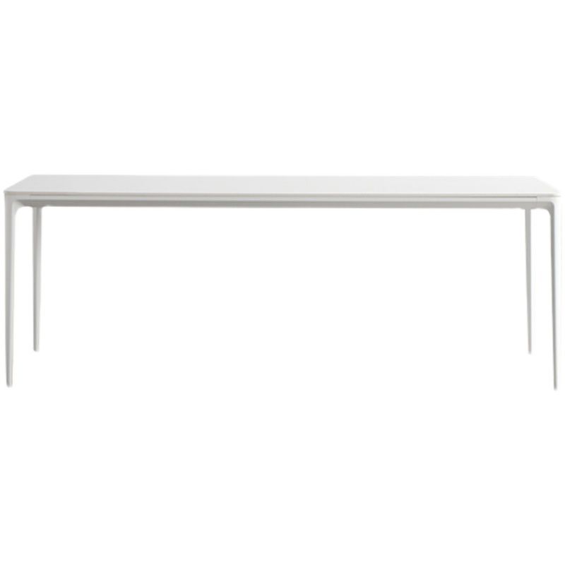 Modern Style Sintered Stone Table 4 Legs Base Rectangle Table for Home Clearhalo ' dining_table' 'Dining Tables & Seating' 'Dining Tables' 'Furniture' 'furniture_dining_table' 'Kitchen & Dining Furniture' 'kitchen&dining_furn' 'kitchen' 'kitchen_dining_table' 1200x1200_276f455e-7f1f-4656-ad75-feed7bb1efbe