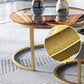 Round Nesting Coffee Table Set Round Frame Coffee Table with Drawer Clearhalo 'Coffee & Accent Tables' 'Coffee Tables' 'coffee_tables' 'furn' 'furn_coffee_tables' 'Furniture' 'Living Room Furniture' 1200x1200_27727a84-413e-42b8-93d9-8ad5df8f779e