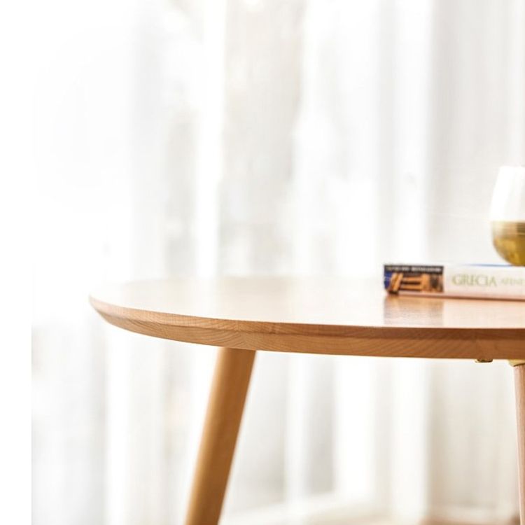 Contemporary Wood 3 Legs Round Living Room Accent Side Table Clearhalo 'Coffee & Accent Tables' 'End & Side Tables' 'end_side_tables' 'furn' 'furn_end_side_tables' 'Furniture' 'Living Room Furniture' 1200x1200_2774cc64-acf5-4f1c-a5a5-cb28cd985138