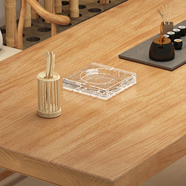 Metal Industrial Rectangle Dining Table Wood Top Table with Trestle Base Clearhalo ' dining_table' 'Dining Tables & Seating' 'Dining Tables' 'furn' 'furn_dining_table' 'Furniture' 'furniture_dining_table' 'Kitchen & Dining Furniture' 'kitchen&dining_furn' 'kitchen' 'kitchen_dining_table' 1200x1200_2776d577-5c43-49c7-a1b7-4339ae810a0e