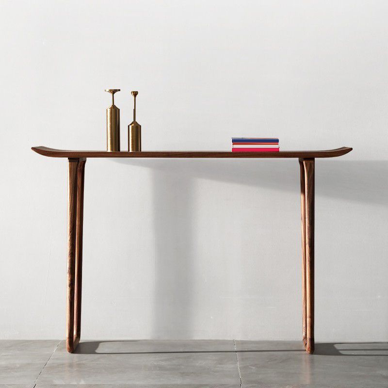 Tisch mit Kiefernmahlholz Konsole, 11,81 Zoll breit, Halle Akzent -Rechtecktisch