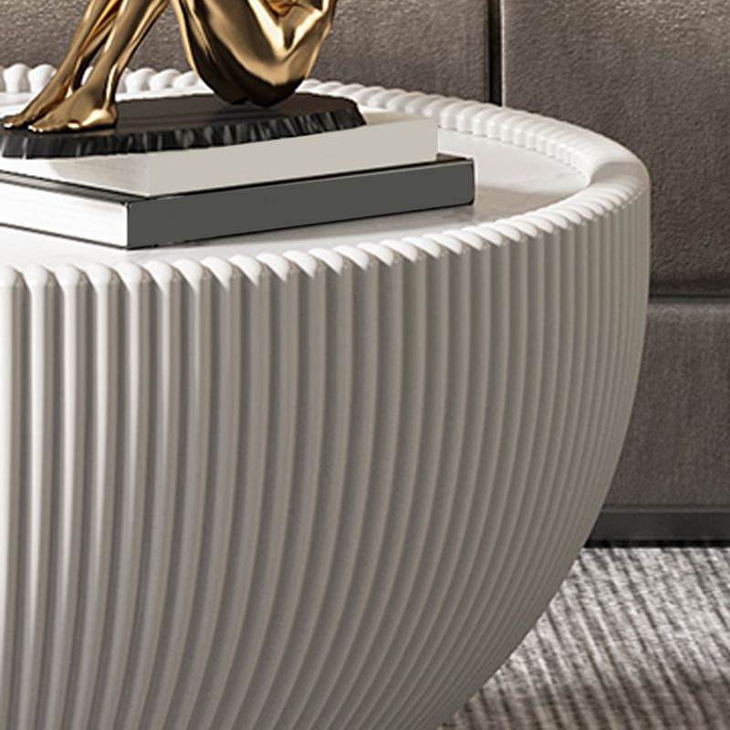 Stone Round Coffee Table Glam Pedestal Coffee Cocktail Table Set Clearhalo 'Coffee & Accent Tables' 'Coffee Tables' 'coffee_tables' 'furn' 'furn_coffee_tables' 'Furniture' 'Living Room Furniture' 1200x1200_2779369b-b89c-43f7-b8a6-80279541ec58