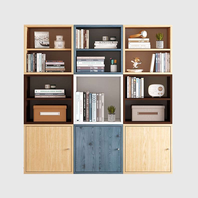 ウッドブックケーススカンジナビアの本棚、13.78 "L x 9.45" w x 13.78 "h