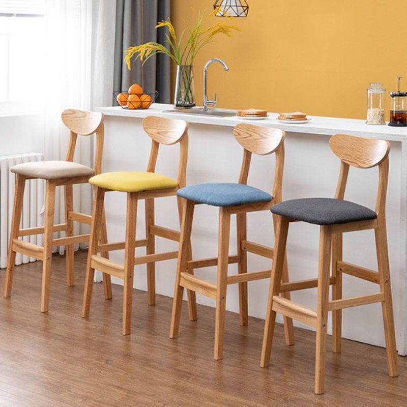 Scandinavian Padded Feet Barstools Restaurant Solid Wood Counter Barstool Clearhalo 'Bar Furniture' 'Bar Stools' 'bar_stools' 'furn' 'furn_bar_stools' 'furniture_bar_stools' 'Kitchen & Dining Furniture' 'kitchen&dining_furn' 'kitchen' 'kitchen_furn' Furniture' 1200x1200_277a902d-e93e-45b8-a99d-87b2dcf241fd