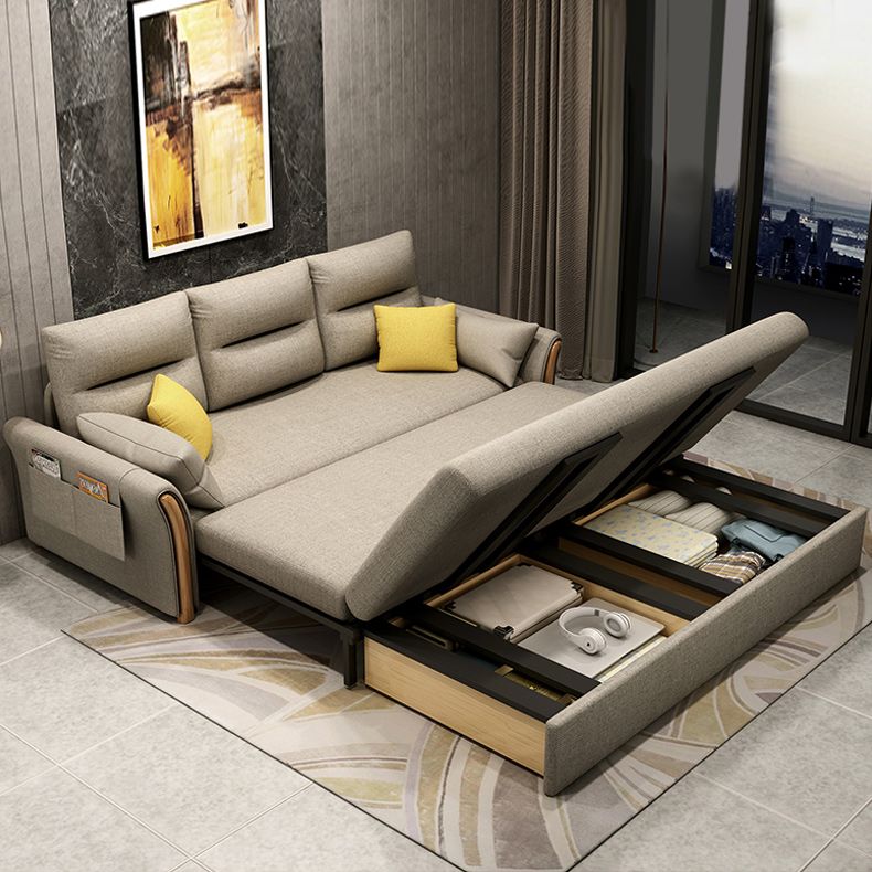 Cuscino incluso divano di divano convertibile a cuscino futon.