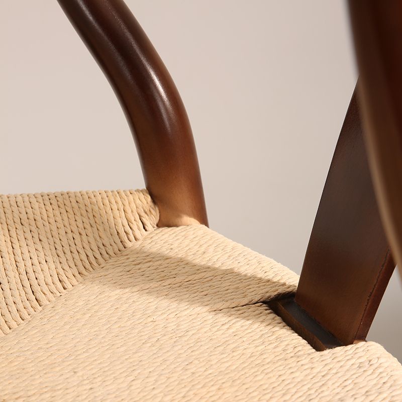 Sedie da pranzo in legno in stile contemporaneo cucina da pranzo laterale senza braccio