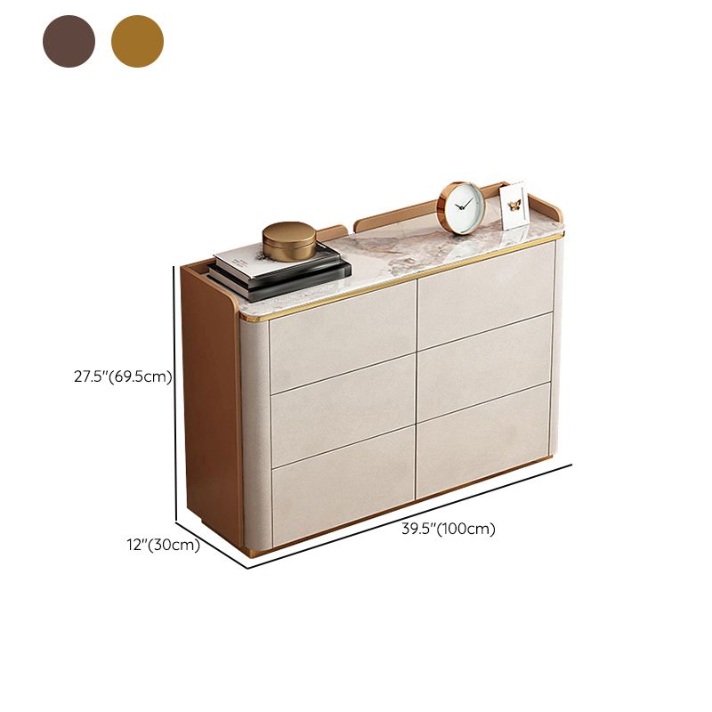 Cofre de almacenamiento de piedra Classic Glam 11.7 pulgadas de ancho de almacenamiento Cofre de almacenamiento