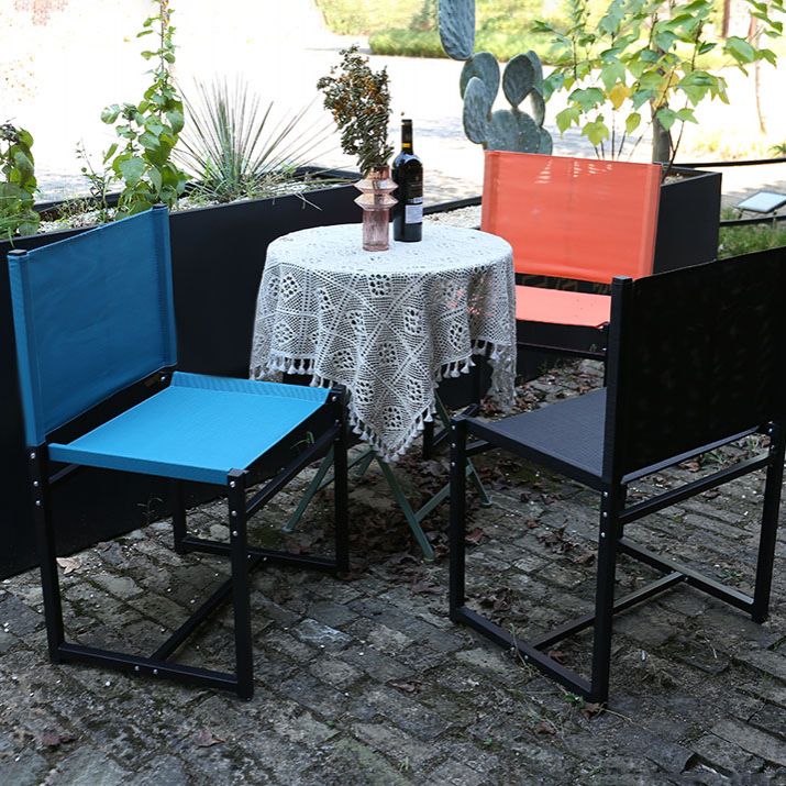 Contemporary Dining Chair Armless Chair with Metal Legs for Kitchen Clearhalo 'Dining Chairs' 'Dining Tables & Seating' 'dining_chair' 'furn' 'furn_dining_chair' 'Furniture' 'Kitchen & Dining Furniture' 1200x1200_2783ad41-02aa-46de-bc9a-63bc93ec3c0f