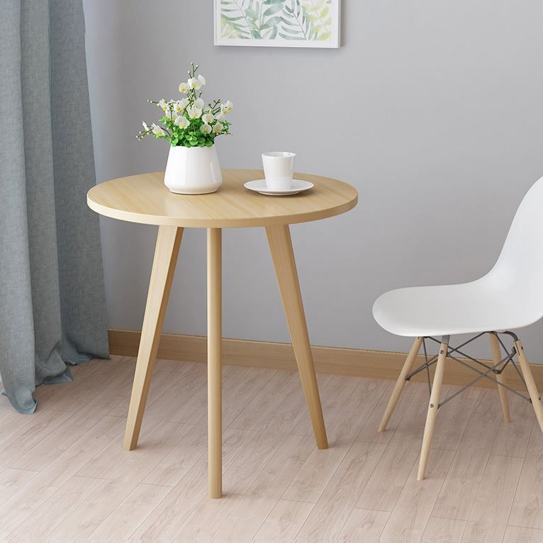 Tavolo da estremità laterale in stile contemporaneo a 3 gambe rotonde divano tavolo accento laterale