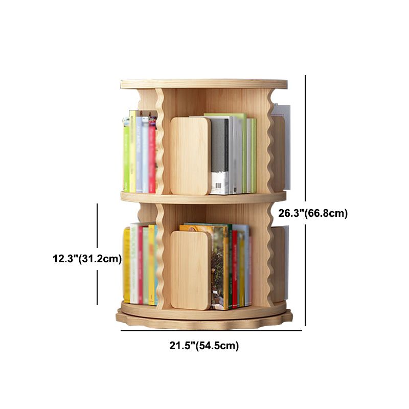 Scandinavian Style Bookshelf Closed Back Solid Wood Bookcase for Home Office Clearhalo 'Bookcases' 'furn' 'furn_bookcases' 'Furniture' 'furniture_bookcases' 'Office Furniture' 1200x1200_2789d6ff-8851-4b4e-aab9-6db58c3002bb