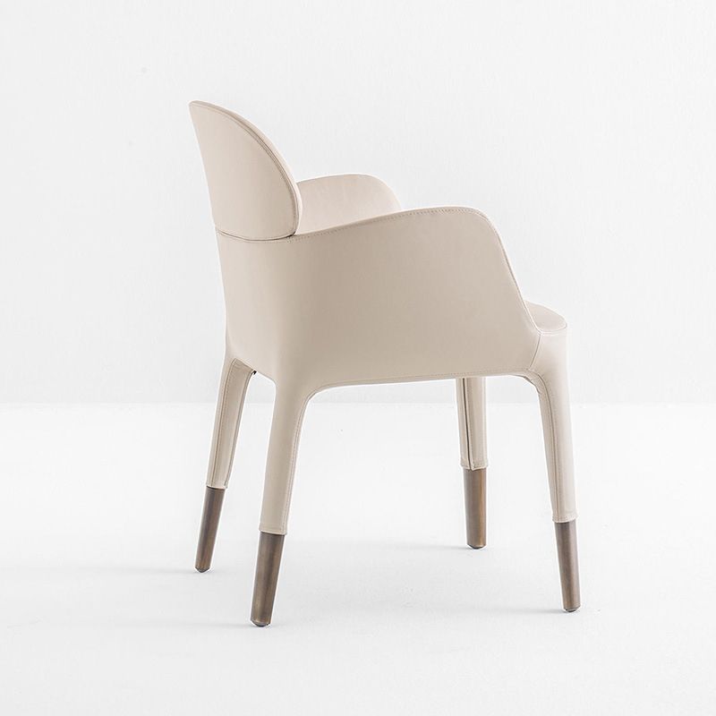 Leather Parsons Arm Chair Indoor Dining Chair for Dining Room Clearhalo 'Dining Chairs' 'Dining Tables & Seating' 'dining_chair' 'furn' 'furn_dining_chair' 'Furniture' 'Kitchen & Dining Furniture' 1200x1200_278a6d4d-6ed8-4df9-869b-383186f560f2