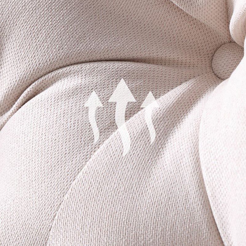 Modern Rocker Chair Metal Frame Friction Resistant Upholstered Rocker Chair