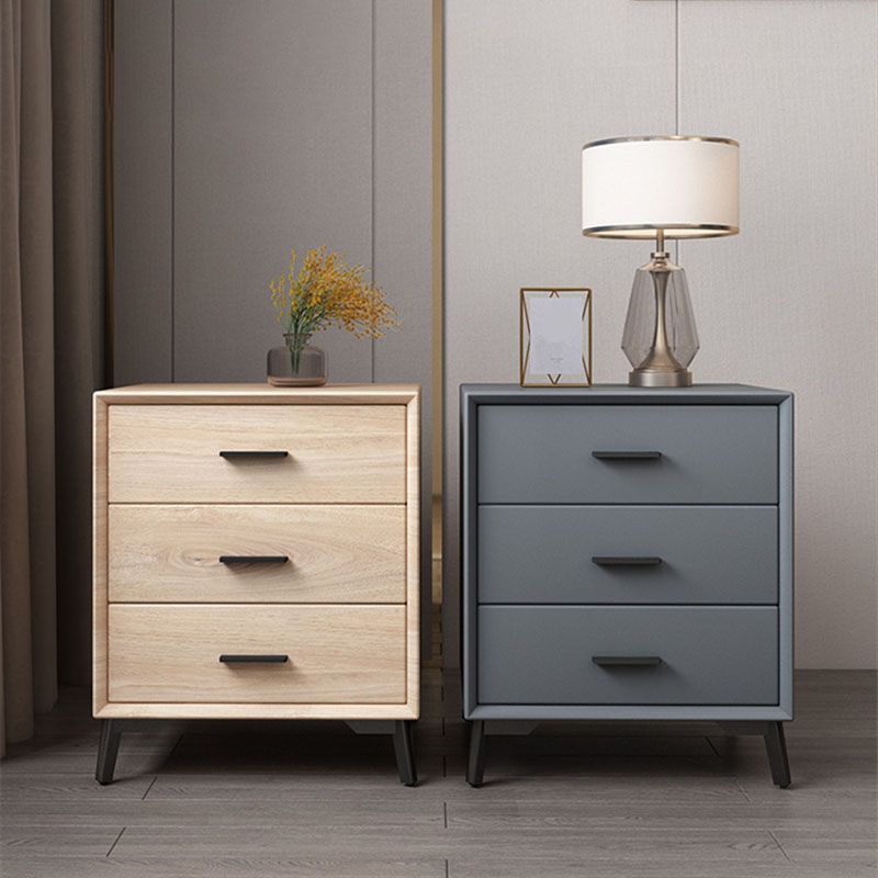 23.62" Tall Faux Leather Night Table 3-drawer Bedside Cabinet with Legs Clearhalo 'Bedroom Furniture' 'furn' 'furn_night_stand' 'Furniture' 'night_stand' 'Nightstands' 1200x1200_278e71cb-53a6-47be-a6ca-f753fae9b6c6