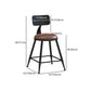 Industrial Style Barstool Indoor Metal 4 Legs Bar Stool for Coffee Shop Clearhalo 'Bar Furniture' 'Bar Stools' 'bar_stools' 'furn' 'furn_bar_stools' 'furniture_bar_stools' 'Kitchen & Dining Furniture' 'kitchen&dining_furn' 'kitchen' 'kitchen_furn' Furniture' 1200x1200_279028e7-2025-420b-9d76-9d2c48106793