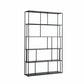 Modern Style Bookcase Open Back Metal Bookshelf for Home Office