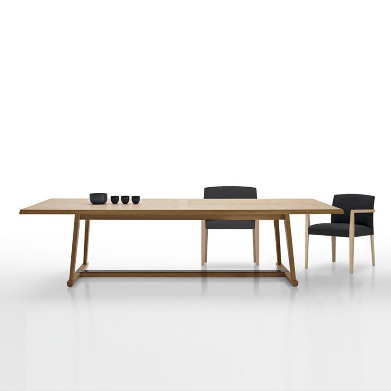 Solid Wood Contemporary Rectangular Dining Table Wood Top Table for Dining Room Clearhalo ' dining_table' 'Dining Tables & Seating' 'Dining Tables' 'furn' 'furn_dining_table' 'Furniture' 'furniture_dining_table' 'Kitchen & Dining Furniture' 'kitchen&dining_furn' 'kitchen' 'kitchen_dining_table' 1200x1200_2791172f-3e23-4719-919b-9191d7ddb342