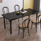 Moderner rechteckiger Holz-Esstisch, 1/2/4/5-teiliges Esszimmer-Set für Café