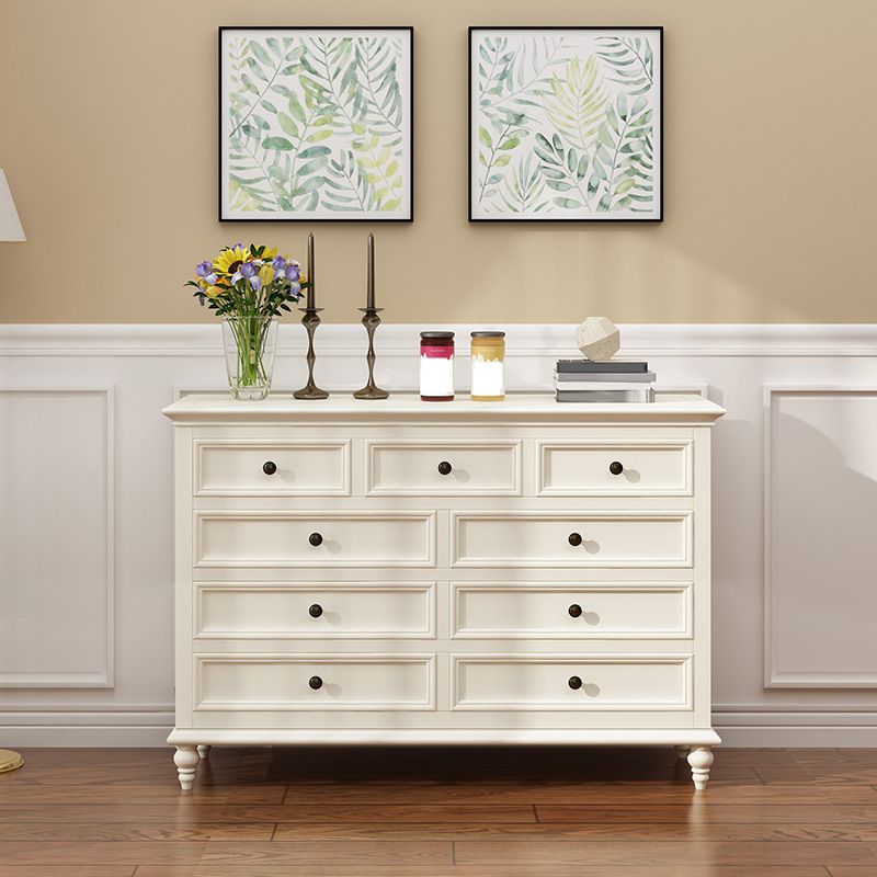 American traditionnel lingerie poitrine Birch rangement commode coffre pour chambre à coucher