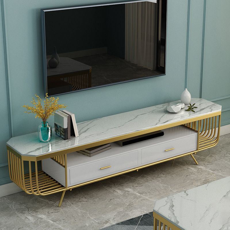 Contemporary TV Media Stand Open Storage TV Console with Drawers Clearhalo 'furn' 'furn_tv_stands_entertainment_centers' 'Furniture' 'Living Room Furniture' 'TV Stands & Entertainment Centers' 'TV Stands & Media Storage Furniture' 'tv_stands_entertainment_centers' 1200x1200_27957a48-38c6-4842-a63c-fe66e96d6375