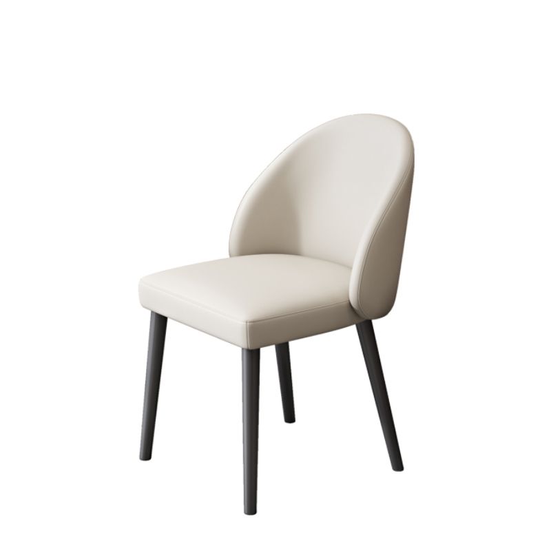 Moderne metalen stoel Parsons Keuken Diningsstoel voor eetkamer