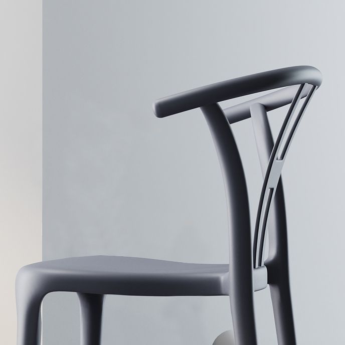 Plastic Side Chair Contemporary Style Multicolor Armless Chair for Dining Room Clearhalo ' kitchen&dining_furn' 'Dining Chairs' 'Dining Tables & Seating' 'dining_chair' 'furn' 'furn_dining_chair' 'Furniture' 'furniture_dining_chair' 'Kitchen & Dining Furniture' 'kitchen' 1200x1200_279bc6c9-bc56-4184-a27c-505dbdf23aa8