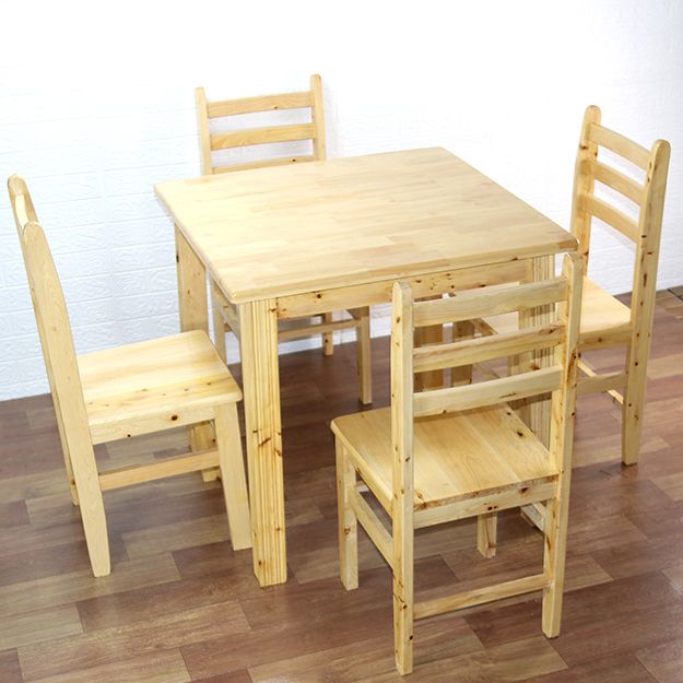 Ladder achterkant stoel vast houten eetkamerstoel voor eetkamer