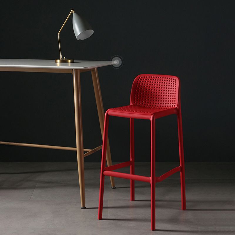 29.9 inch Plastic Contemporary Armless Stool Low Back Bar Stool for Restaurant Clearhalo 'Bar Furniture' 'Bar Stools' 'bar_stools' 'furn' 'furn_bar_stools' 'furniture_bar_stools' 'Kitchen & Dining Furniture' 'kitchen&dining_furn' 'kitchen' 'kitchen_furn' Furniture' 1200x1200_279ddaed-71e9-4ec4-8c56-e6cacc04c241