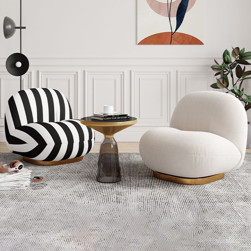 Solid Wood Chair Round Base Style Lounge Accent Chair for Living Room Clearhalo 'Accent Chairs' 'accent_chairs' 'Chairs & Seating' 'furn' 'furn_accent_chairs' 'Furniture' 'Living Room Furniture' 1200x1200_279ec90e-a96d-4de0-ac0c-57aed2ff035c