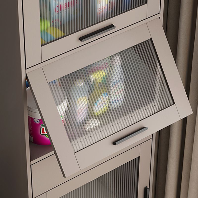 Puerta de vidrio de estilo MDF Gabinet Singboard con 1 cajón y 3 puertas