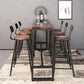 Contemporary Rectangle Bar Dining Table Indoor Wood Bar Table with Iron Base Clearhalo 'Bar Furniture' 'Bar Tables' 'bar_tables' 'furn' 'furn_bar_tables' 'Furniture' 'furniture_bar_tables' 'Kitchen & Dining Furniture' 'kitchen&dining_furn' 'kitchen' 1200x1200_27a4a198-2b7a-4e9f-b6d9-6c7368bad3f8