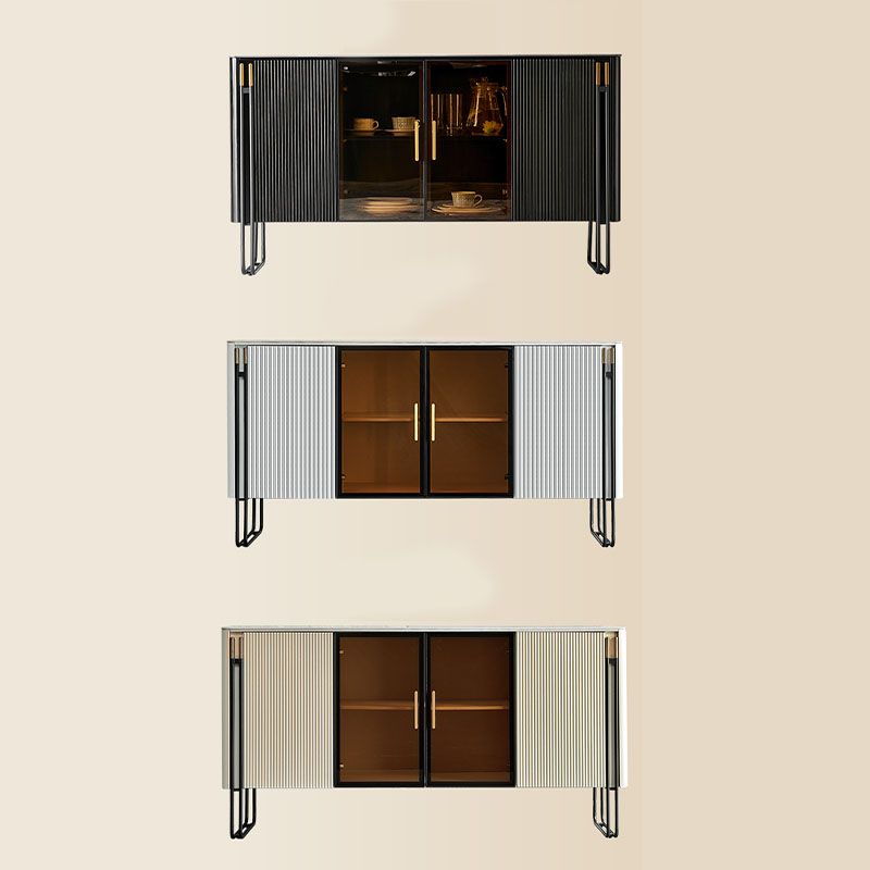 Mobile moderno armadio a 4 porte a buffet in legno ingegnerizzato