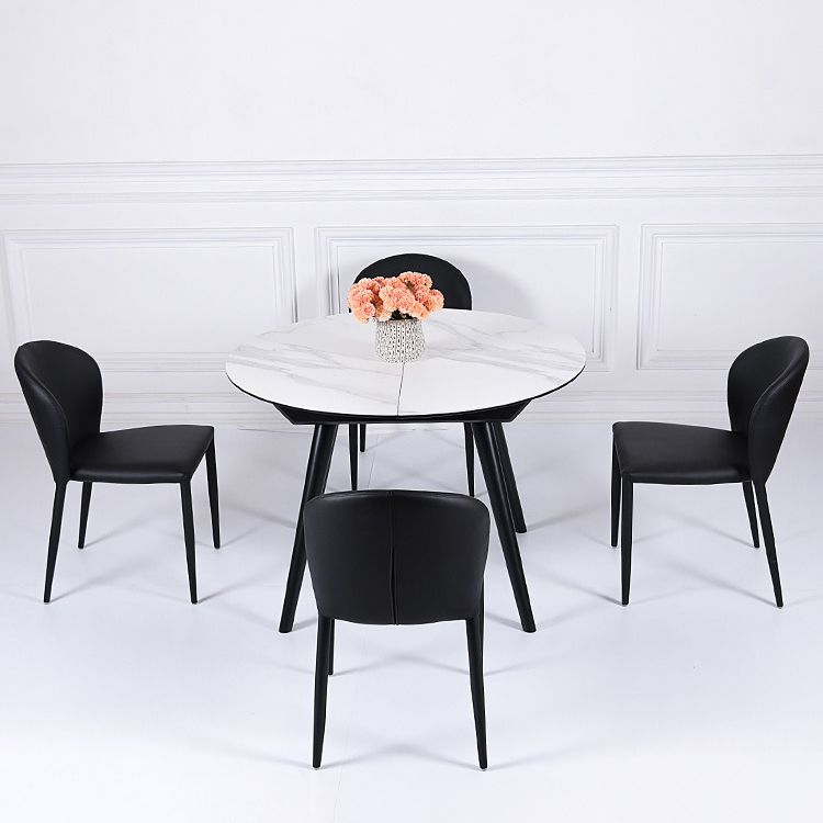 Contemporary Leather Conference Room Side Chair Wingback Dining Chair Clearhalo ' kitchen&dining_furn' 'Dining Chairs' 'Dining Tables & Seating' 'dining_chair' 'furn' 'furn_dining_chair' 'Furniture' 'furniture_dining_chair' 'Kitchen & Dining Furniture' 'kitchen' 1200x1200_27a66dc0-b462-43fc-805c-2e374310da2b