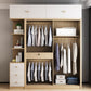 Modern Artificial Wood Wardrobe Freestanding Wardrobe with Sliding Doors