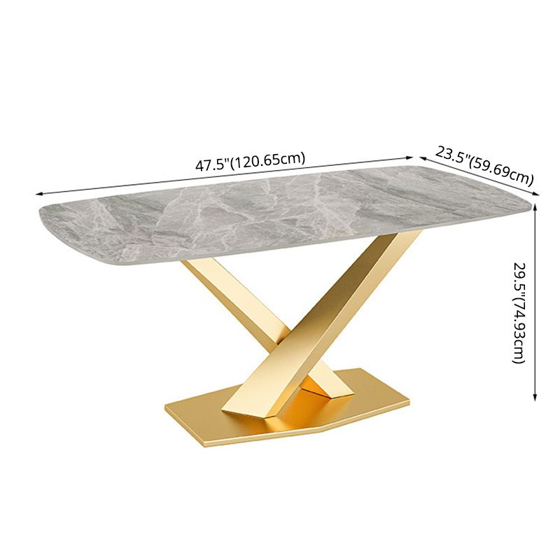 Modern Style Sintered Stone Kitchen Set with Table and Upholstered Chairs Clearhalo 'Dining Room Sets' 'Dining Tables & Seating' 'dining_room_set' 'furn' 'furn_dining_room_set' 'Furniture' 'furniture_dining_room_set' 'Kitchen & Dining Furniture' 'kitchen&dining_furn' 'kitchen' 1200x1200_27a8e963-e962-4d64-8030-cda75ac594c0