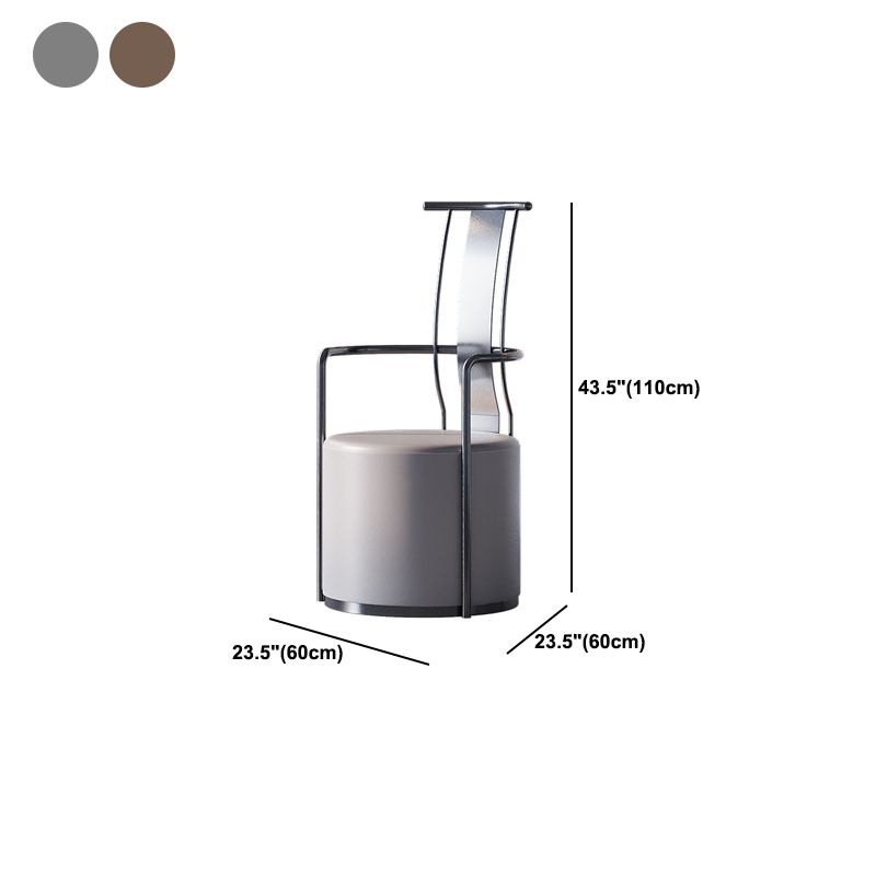 Glam Style Single Sofa Chair Black/Gold Color Arm Chair for Living Room Clearhalo 'Accent Chairs' 'accent_chairs' 'Chairs & Seating' 'furn' 'furn_accent_chairs' 'Furniture' 'Living Room Furniture' 1200x1200_27a9f609-1c57-45ac-8596-62202d7a5c23