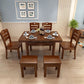 Modern Style Solid Wood Furniture 5/7 Pcs Rectangle Dinette Table with Armless Chair Clearhalo 'Dining Room Sets' 'Dining Tables & Seating' 'dining_room_set' 'furn' 'furn_dining_room_set' 'Furniture' 'Kitchen & Dining Furniture' 1200x1200_27aadb96-eaf6-4942-9bc6-c6e174b12921